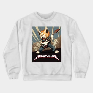 Meowtallica 8 Crewneck Sweatshirt